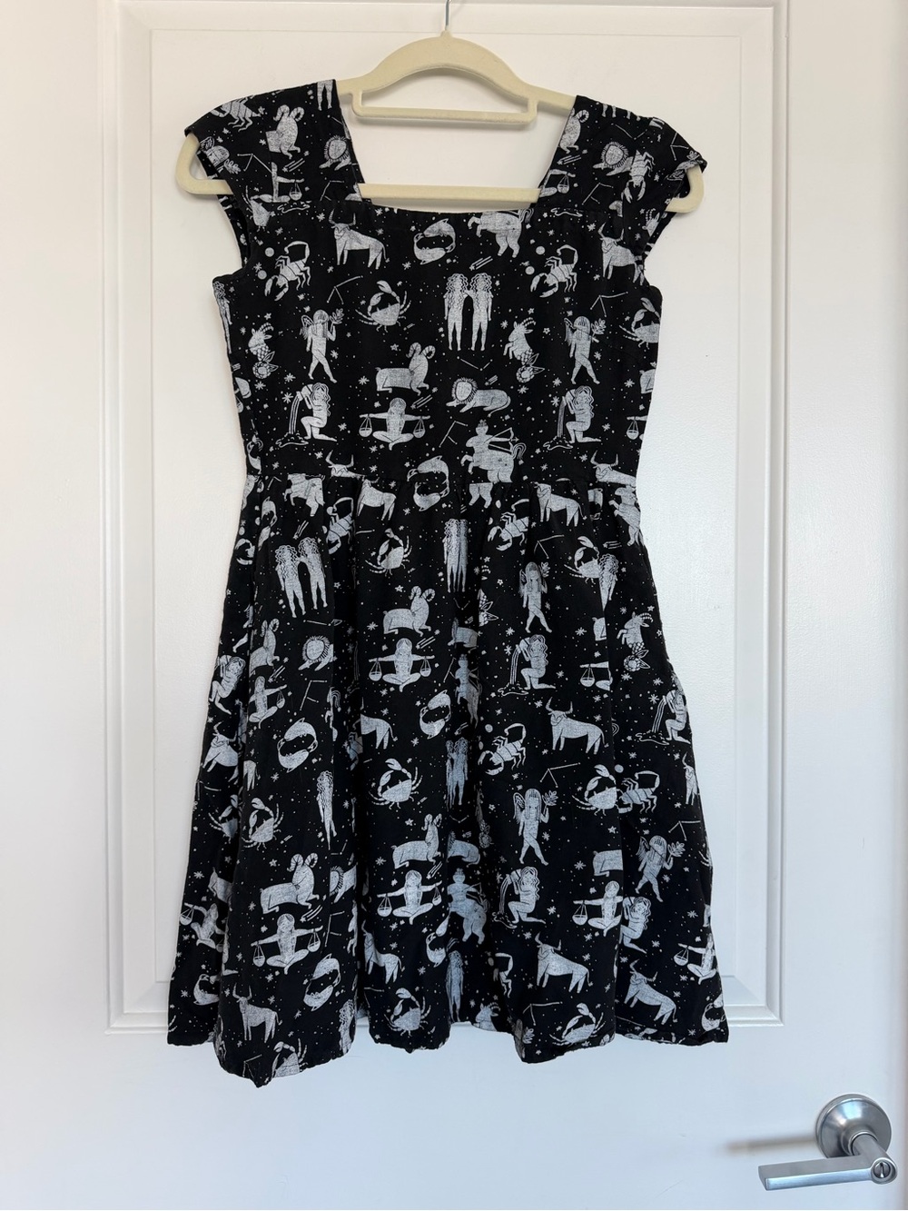 Mata Traders Horoscope Zodiac Dress Pockets Women's Whimsygoth Witchy XS